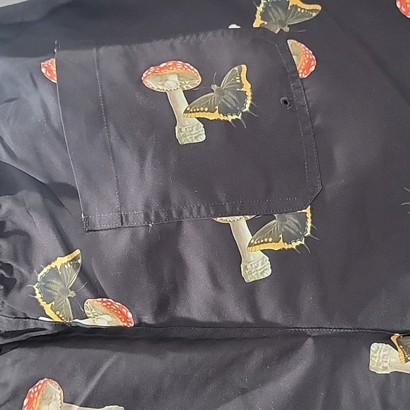 Mushrooms and Butterflies Print Swim Shorts - Picture 5 of 5